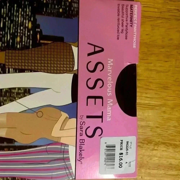 Assets Marvelous Mama Maternity Pantyhose SIZE 4 - Picture 3 of 3